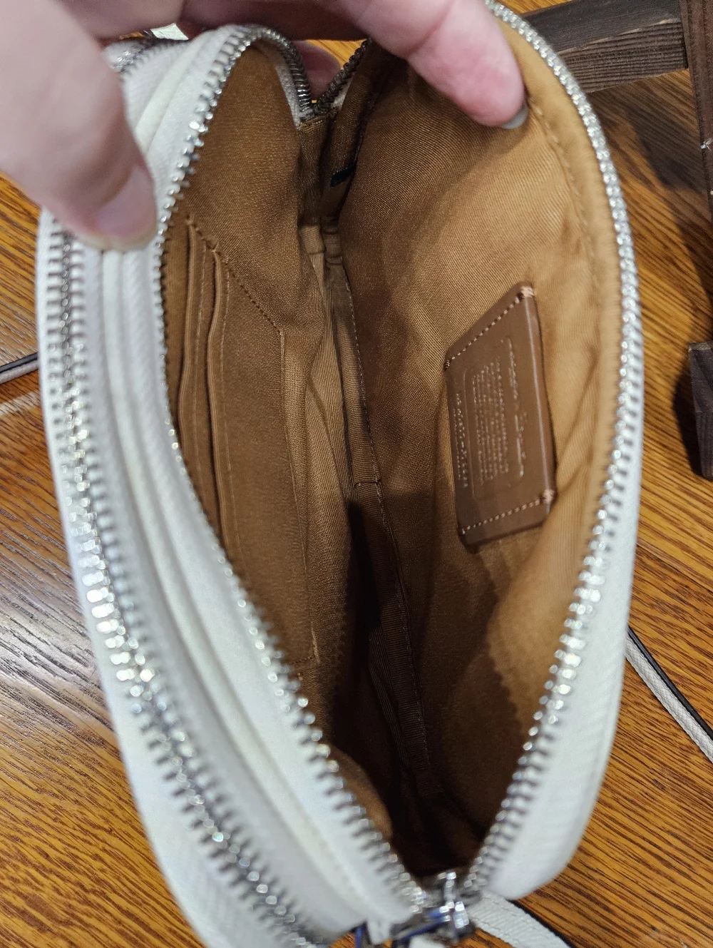 Coach x Pac-Man Double Zip Crossbody Mini Bag - Picture 12 of 15